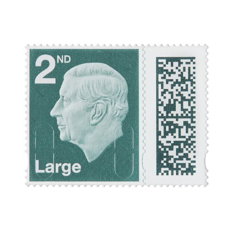 Royal Mail Postage Stamps 2nd Class Large Letter UK Self Adhesive Pack of 4