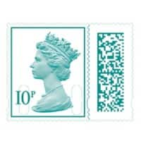 Royal Mail Postage Stamps 10P UK Self Adhesive Pack of 25