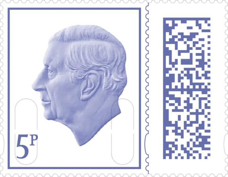 Royal Mail Postage Stamps 5P UK Self Adhesive Pack of 25