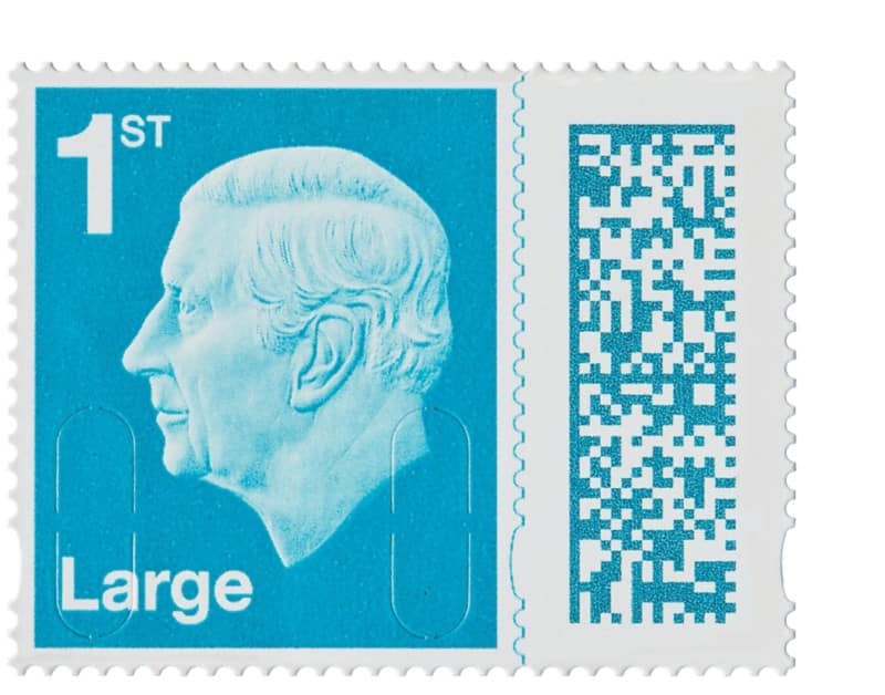 Royal Mail Postage Stamps 1st Class Large Letter UK Self Adhesive Pack of 4