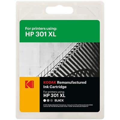 Kodak 301XL Compatible with HP Ink Cartridge CH563EE Black 15 ml
