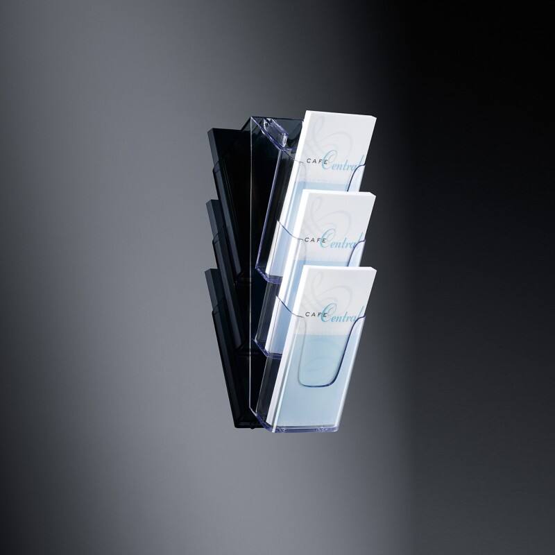 Sigel Wall-Mounted Literature Holders A6 Information systems and catering accessories Fixture Mounted clear LH137 12 x 11.5 x 37.5 cm LH137