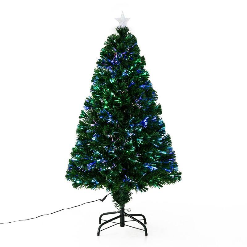 Homcom Artificial Christmas Tree Green 120 x 10 cm