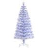 Homcom Artificial Christmas Tree Blue, White 64 x 150 cm