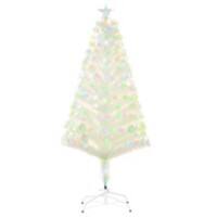 Homcom Artificial Christmas Tree White 85 x 150 cm