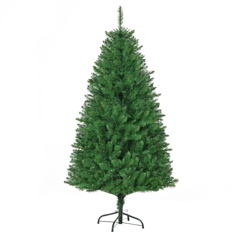 HOMCOM Artificial Christmas Tree Green 84 x 150 cm