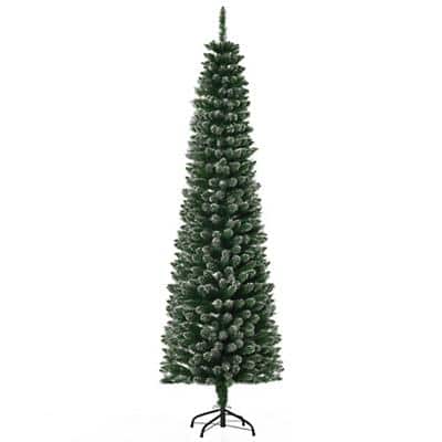 Homcom Artificial Christmas Tree Green 53.3 x 195 cm
