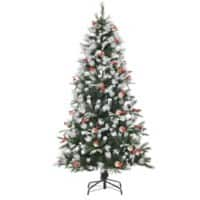 Homcom Artificial Christmas Tree Green 90 x 180 cm