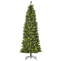 Homcom Artificial Pencil Christmas Tree Green