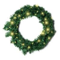 Homcom Christmas Wreath Christmas 55.5 x 10 cm