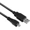 ACT USB Cable Charging and Sync AC3000 USB A Male USB Micro B Male 1 m Black