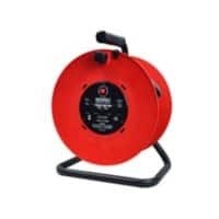 Faithfull Cable Reel 2 Sockets 50 m