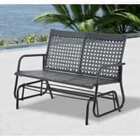 OutSunny Bench 2 Seater with High Back
