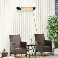 OutSunny Outdoor Heater Black