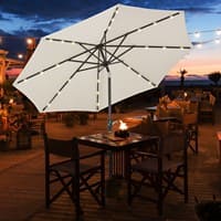 OutSunny Parasol 24 LED White