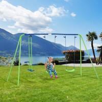 OutSunny Garden Swing for Toddlers Green