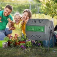 OutSunny Compost Bin 160 L Grey