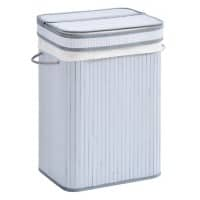 HOMCOM Laundry Basket 70 L Grey