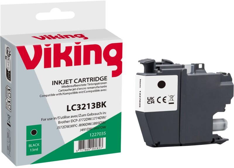 Viking LC3213BK Compatible Brother Ink Cartridge Black