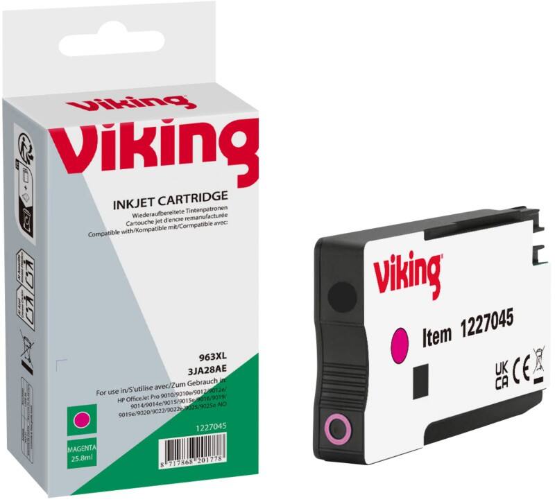 Viking 963XL Compatible HP Ink Cartridge HP3JA28AE Magenta