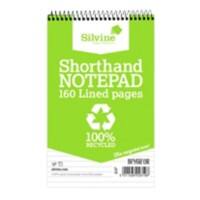 Silvine Notebook Ruled Twin Wire Card Hardback Blue Pack 12