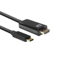 ACT USB-C to HDMI Cable AC7315 2 USB-C Male HDMI Male Black 2 m