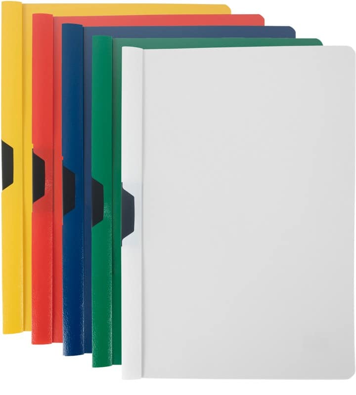Viking Clip files 1228310 A4 Polypropylen 23.5 (W) x 0.3 (D) x 31 (H) cm Assorted Pack of 25