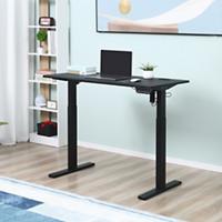 Vinsetto Sit Stand Desk Metal, MDF (Medium-Density Fibreboard) 600 x 1,145 mm