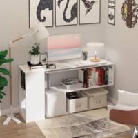HOMCOM L Shaped Desk White 1,200 x 780 mm