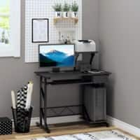 HOMCOM Computer Desk Black 500 x 950 mm