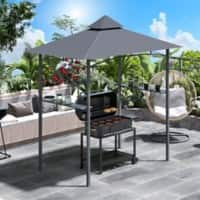 OutSunny Grill Gazebo Grey