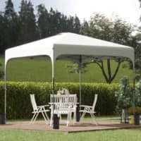 OutSunny Foldable Gazebo White