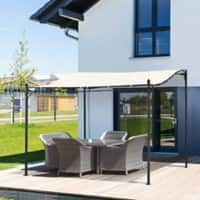 OutSunny Pergola Gazebo Cream
