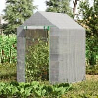 OutSunny Greenhouse White 186 x 120 x 190 cm