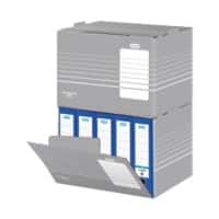 ELBA Tric Archive Box 400014215 A4 Grey 46.5 (W) x 32.5 (D) x 36 (H) cm cardboard Pack of 10