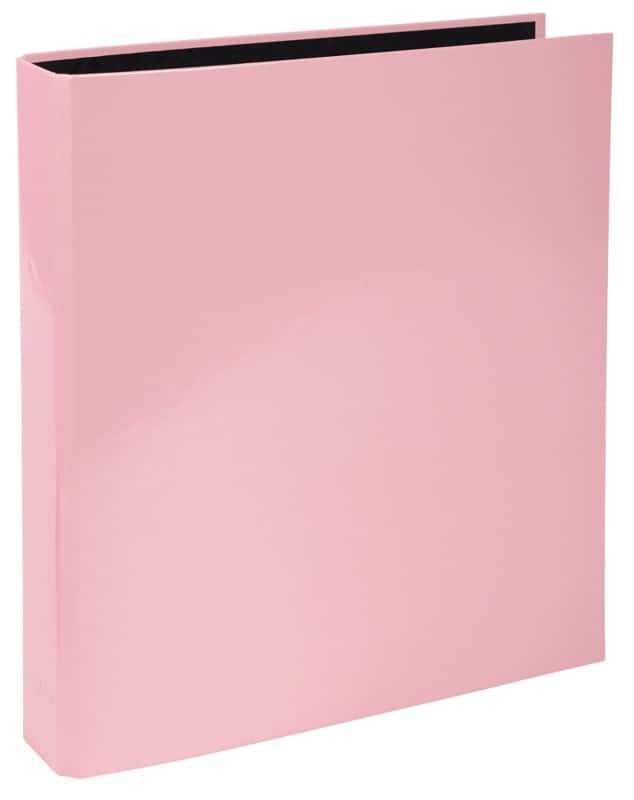 Exacompta Aquarel 25 mm Ring Binder Cardboard, Paper A4 2 Rings Pink 54566E