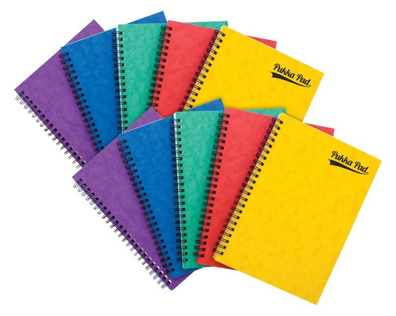 Pukka Notepad A5 Ruled Assorted 60 Sheets Pack of 10