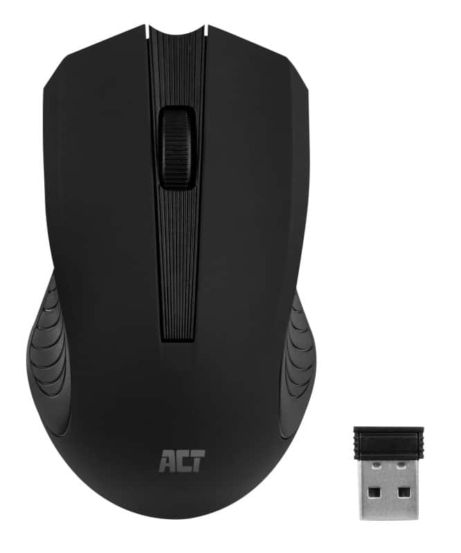 ACT Wireless Mouse AC5105 Suitable for lefthanded people Black