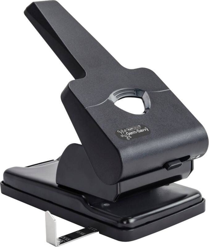 Rapesco 2 Holes Hole Punch Plastic, Metal 63 Sheets HD865-P Black