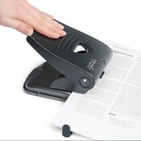 Rapesco Hole Punch PF835PB2 40 Sheets Black