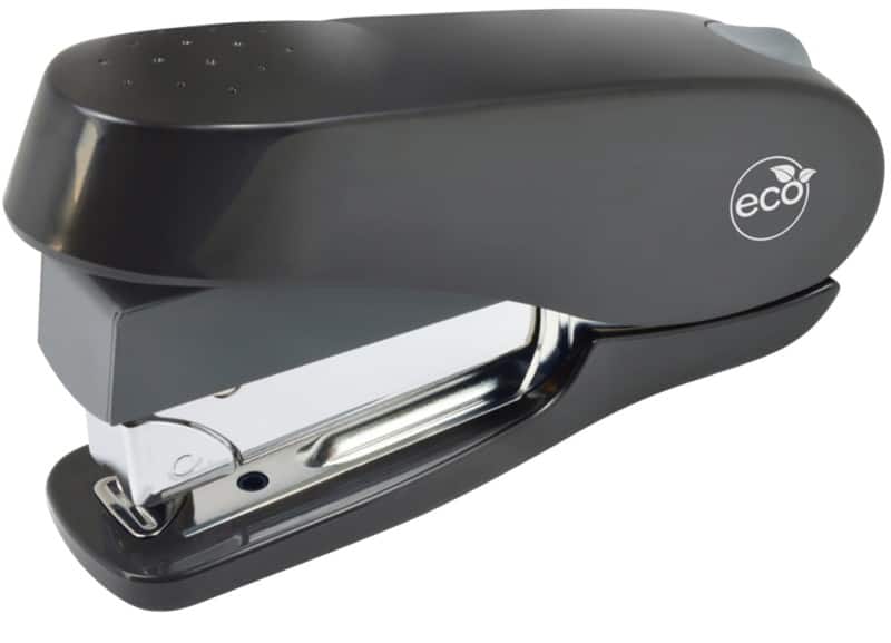 Rapesco Luna Less Effort Desktop Stapler Half strip 50 Sheets Black 24/6, 24/8 Plastic