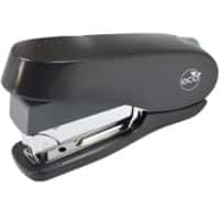 Rapesco Luna Less Effort Desktop Stapler Half strip 50 Sheets Black 24/6, 24/8 Plastic