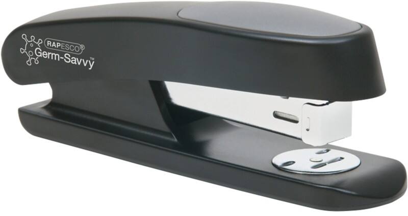 Rapesco Sting Ray Desktop Stapler Half strip 20 Sheets Black 24/6, 26/6 Plastic