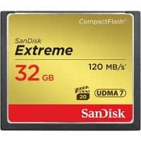 SanDisk Extreme CompactFlash Memory Card 32 GB Class 10