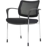 dynamic Brunswick Deluxe Visitor Chair Fixed Armrest Black 115 kg BR000220 640 x 510 x 830 mm