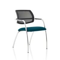 dynamic Swift Visitor Chair Fixed Armrest Blue 115 kg KCUP1638 560 x 610 x 820 mm