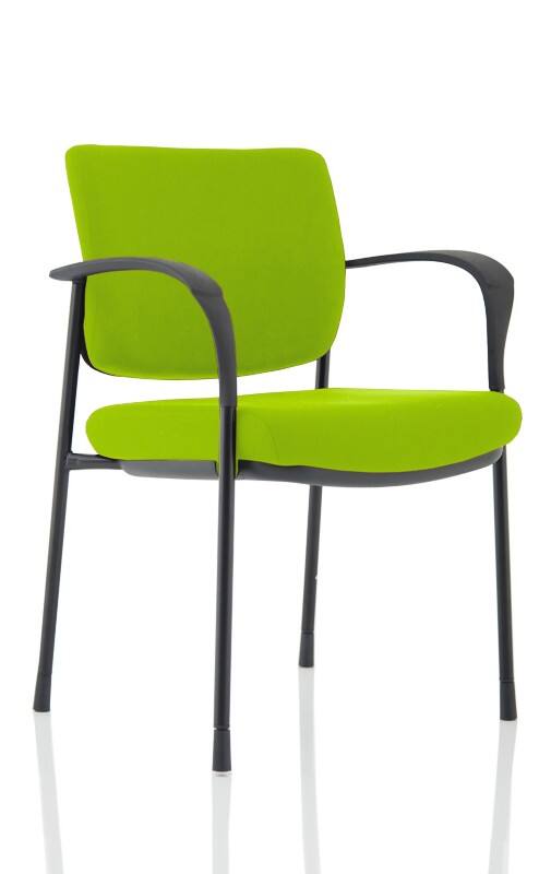 dynamic Brunswick Deluxe Visitor Chair Fixed Armrest Green 115 kg KCUP1575 620 x 510 x 830 mm