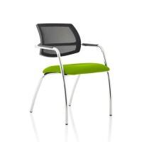 dynamic Swift Visitor Chair Fixed Armrest Green 115 kg KCUP1639 560 x 610 x 820 mm