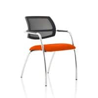 dynamic Swift Visitor Chair Fixed Armrest Red 115 kg KCUP1642 560 x 610 x 820 mm