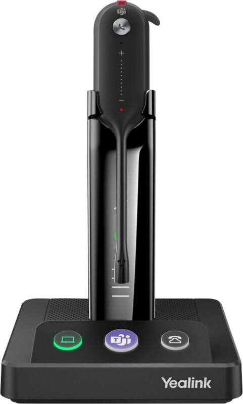 Yealink WH63 Teams Wireless Headset Over-the-head Noise Cancelling Microphone With microphone Mono Black